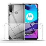 Funda Transparente Para Motorola E20 + Vidrio Templado