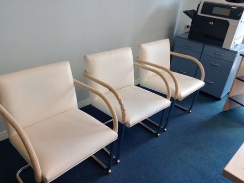 Sillones Cromado Diseño Modena Lote De 4