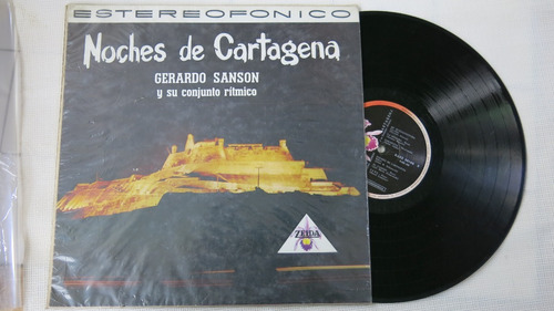 Vinyl Vinilo Lp Acetato Gerardo Sanson Cumbia Noches Cartage