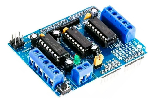 Motor Shield Driver L293d Puente H Pap Dc Servo Arduino L293