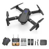 E88 Drone Com Hd Camera Mini 2 Bateria Profissional 2.4 Ghz