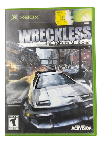 Wreckless: The Yakuza Missions Juego Original Xbox Clasica