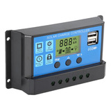 60a Lcd Pwm Panel Solar Batería Regulador Carga Controlador