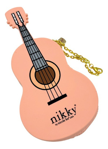 Monedero Guitarra Silicon Exclusivo Nikky By Nicole Lee