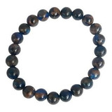 Pulsera De Piedras Naturales Blue Cloissone