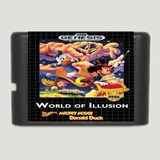 World Of Illusion Mickey Donald Em Português Mega Drive Sega