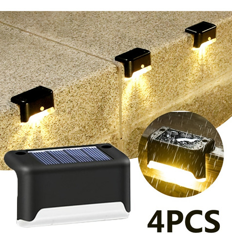 Paquete De 4 Luces Solares Para Terraza, Exteriores, Imperme