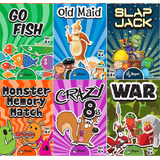 Juegos De Cartas Regal Games Para Niños: Go Fish, Crazy 8's,