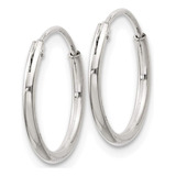 Aros Argolla Grandes Xl Hombre O Mujer Plata 25 Mm Italianas