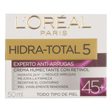 Crema Experto Antiarrugas +45 Loréal Paris Hidra-total 50ml