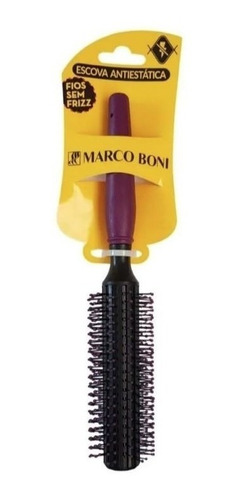 Escova Anti Estática 19mm Cabelo Sem Frizz Marco Boni