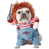 Disfraz De Perro Mortal Chucky Doll, Ropa De Fiesta