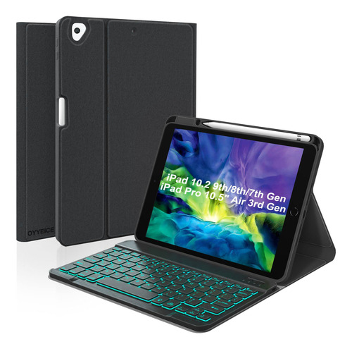 Oyeeice Funda Para iPad De 9ª Generacion Con Teclado De 10.2