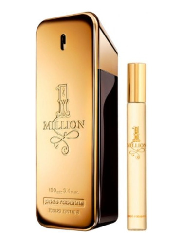 Kit Paco Rabanne 1 Million - Perfume Edt 100ml + Mg 10ml