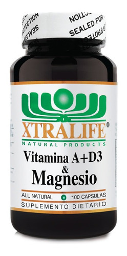 Vitamina A+d3+magnesio 100 Softs Am - Unidad a $399