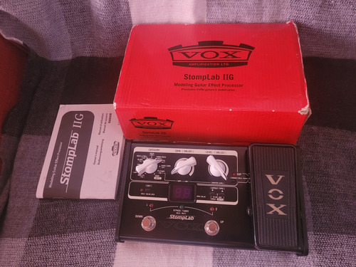 Pedalera De Guitarra Multiefecto Vox Stomplab 2g