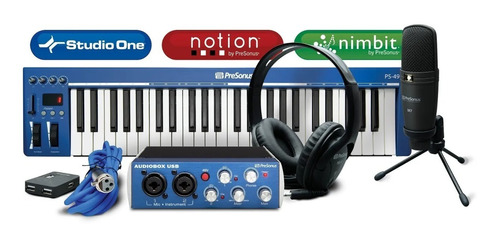 Presonus Kit Audiobox Music Creation Suite Studio Completo