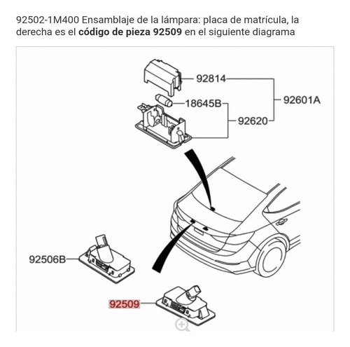 Faro Patente Kia Cerato Elantra 11-18 Hyundai Acent 18-20 Foto 9