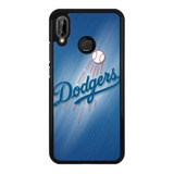 Funda Protector Para Huawei Dodgers Mlb Beisbol Escudo 01