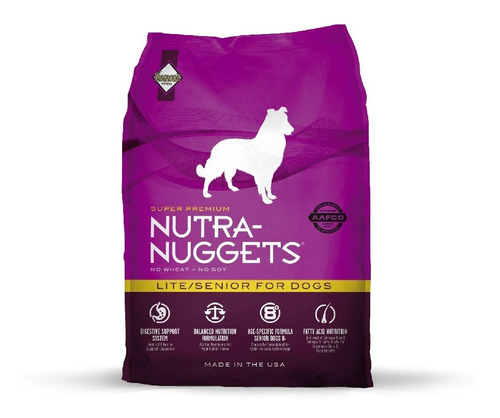 Concentrado Para Perro Lite Senior Nutra Nuggests Adultos Ma