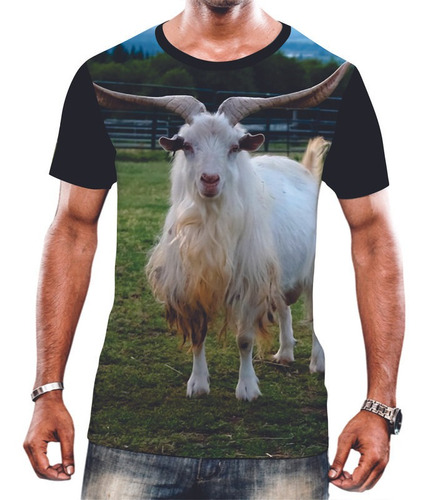 Camiseta Camisa Unissex Animal Cabra Cabrito Bode Fazenda 12