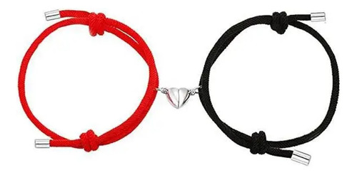 Pulsera Para Parejas Corazón Imán 2 En 1 Magnética