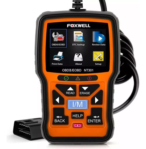 Scanner Diagnóstico Foxwell Nt301 Obd2 Diesel Em Português