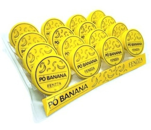 Kit 10 Pó De Banana Fixador Translucido  Finalizador Atacado