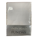 Funda De Almohada Delfin Blanco 50x100cm King Pack X 2