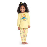 Pijama Kyly Infant Juvenil Menina Invern Moletom Felp Brilha