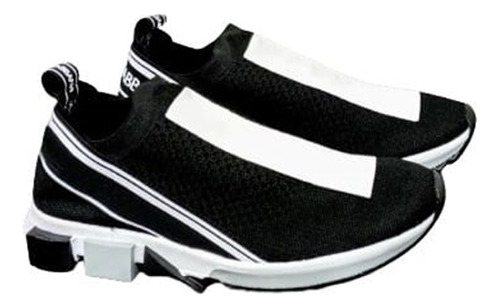 Tenis Negro Elastico Moda Casual Unisex