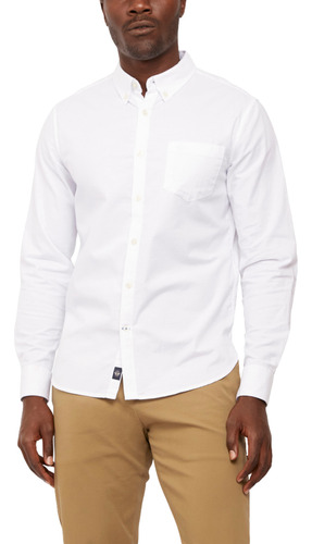 Camisa Sf Oxford 2.0 Slim Fit Blanca Dockers