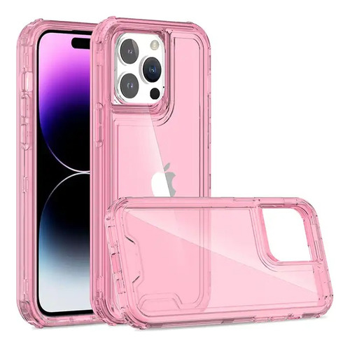 Funda Para iPhone Samsung Moto Oppo Alto Impacto Transparent