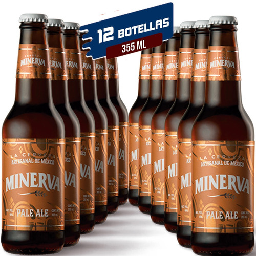 Cerveza Artesanal Minerva Pale Ale 12 Pack