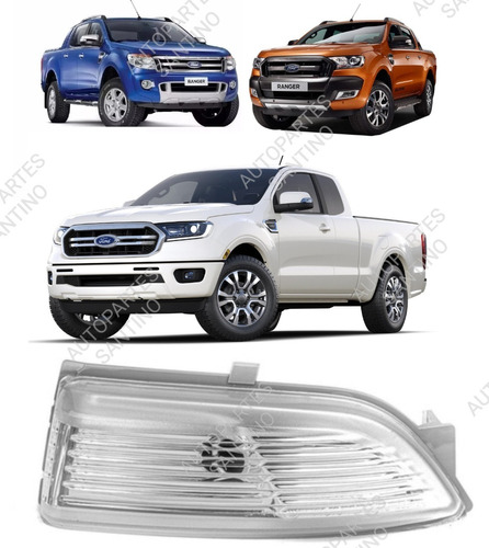 Faro Giro Luz De Espejo Ford Ranger 2012 Al 2021 Foto 7