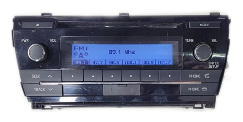 Radio Som Cd Player Mp3 Original Toyota Corolla 2014 A 2017
