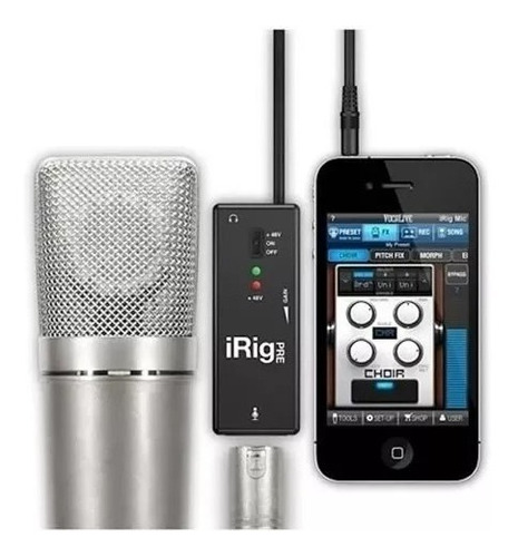 Interface Microfone Irig Pre Ik Multimedia - Garantia 1 Ano