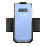 Funda Brazalete Para Samsung S10e | Transparente Y Negro