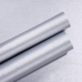 Vinilo Acero  Aluminio Texturado Moldeable Auto (50cm X 1m)