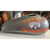 Tanque De Combustible Para Harley Davidson Softail 24lts