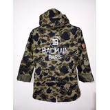 Parka Army Costomizada Balmain.