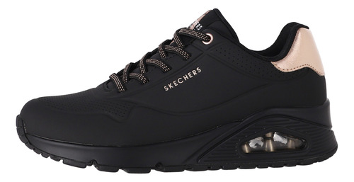 Zapatilla Skechers Uno-shimmer Away Mujer Negras