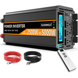 Sudokeji Inversor De Corriente De 2500 W, 12 V Cc A Ca 110 V