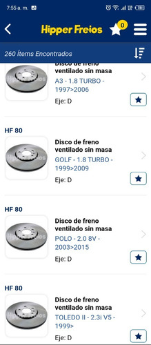 Disco Del ,ventilado Audi 1.4 1.6 Seat Leon Toledo Vw Fox  Foto 6