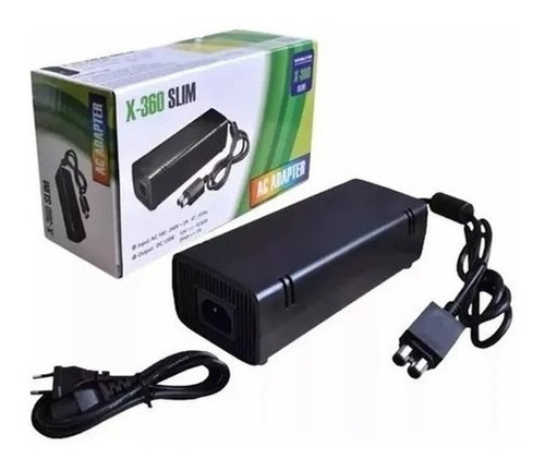 Fonte De Energia Para Games Xbox 360 Slim Bivolt