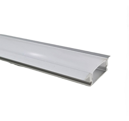 Perfil De Led Slim Para Embutir Gesso Marcenaria Led+fonte