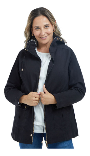 Chaqueta Mujer Ajustable Negro Fashion's Park