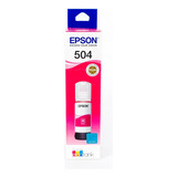 Botella De Tinta Epson T504 Magenta