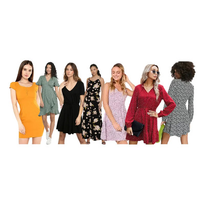 Paca Vestido Mujer Talla Xs Y S 5 Piezas Color Distintos | Meses sin interés
