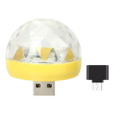 Luz Led Bola Rgb Mini Esfera Adaptador Micro Usb Celular